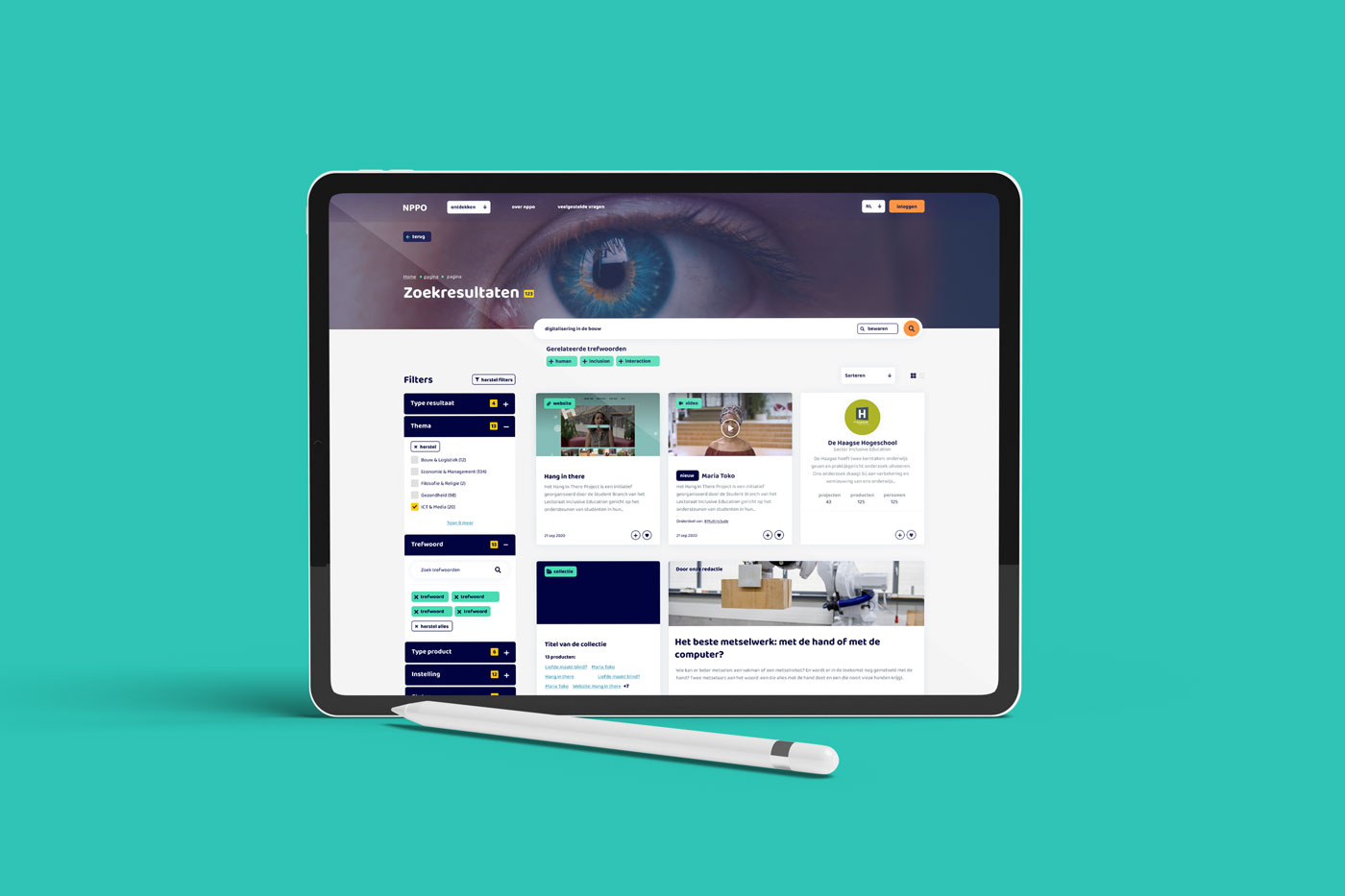 Tablet mock-up Logo Publinova